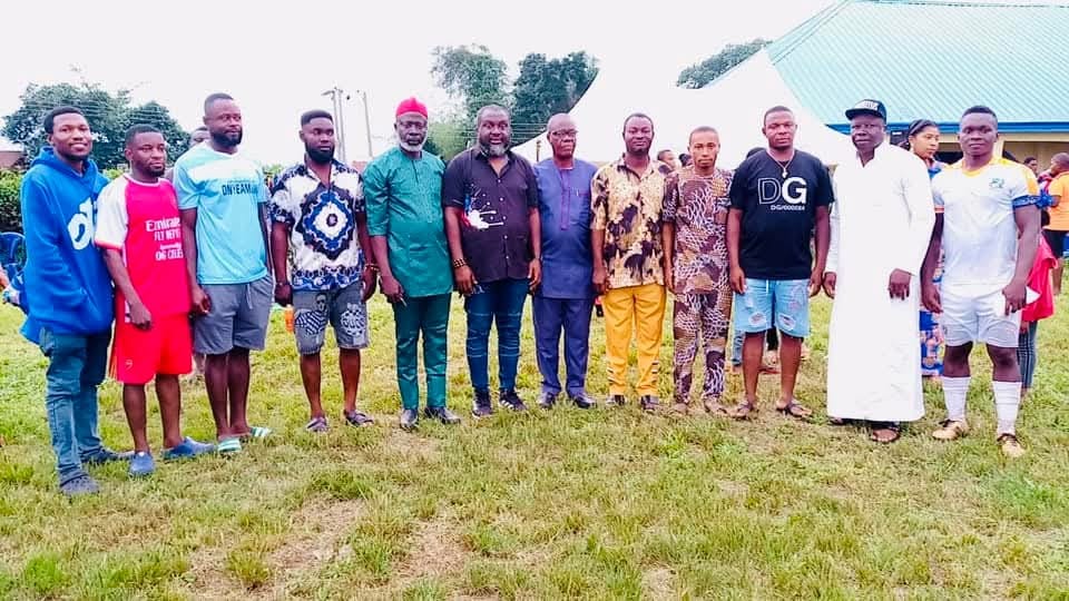 Community leaders and attendees at the tournament